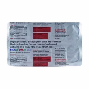 Sitazit DM ER 10/1000 Tablet