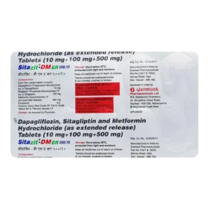 Sitazit DM ER 500/10 Tablet