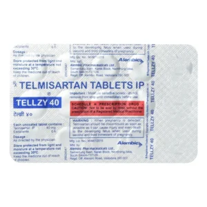 "Tellzy 40 Tablet, Tellzy 40 Tablet price, Tellzy 40 Tablet alternatives, Telmisartan"