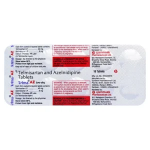 Telma AZ 40mg/8mg Tablet