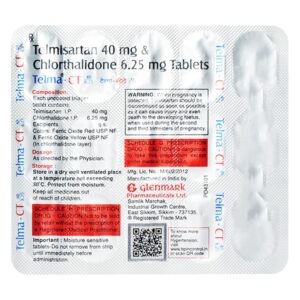 Telma-CT 40/6.25 Tablet