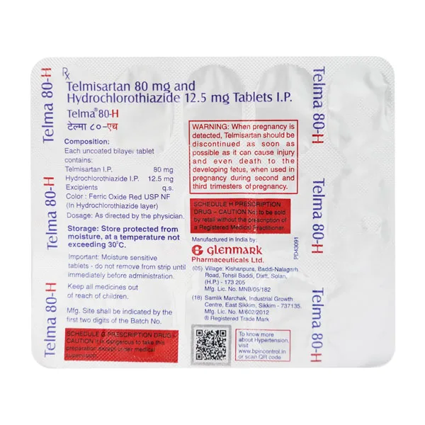 Telma 80-H Tablet