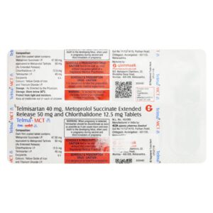 Telma-MCT 50/12.5 Tablet