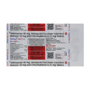 Telma-MCT 50/6.25 Tablet