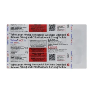 Telma-MCT 50/6.25 Tablet