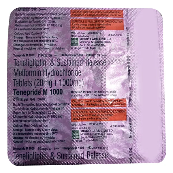 Tenepride M 1000 Tablet
