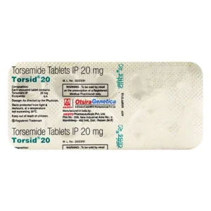 Torsid 20 Tablet, Torasemide 20mg, Torsid 20 uses, Torsid 20 price, Aristo Pharma Torsid, Torsid 20 side effects, Torsid 20 dosage