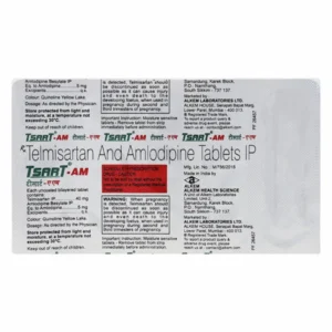 Tsart-AM Tablet, Tsart-AM Tablet uses, Tsart-AM Tablet benefits, Tsart-AM Tablet side effects, Tsart-AM Tablet price, Tsart-AM Tablet composition, Tsart-AM Tablet dosage, Tsart-AM Tablet Alkem Pharma, Telmisartan + Amlodipine tablet
