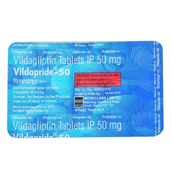 Vildapride-50 Tablet