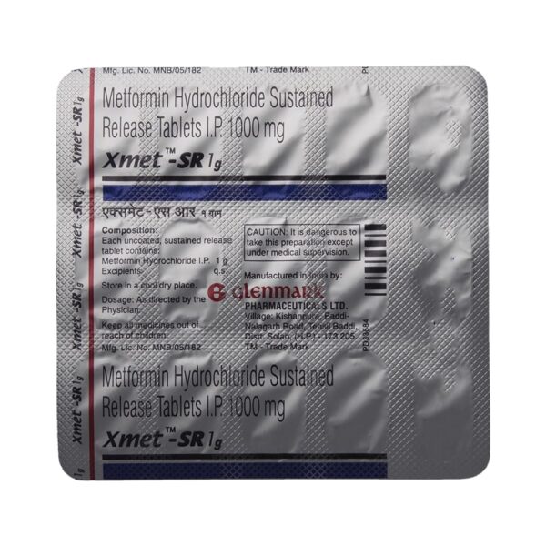 Xmet-SR 1g Tablet