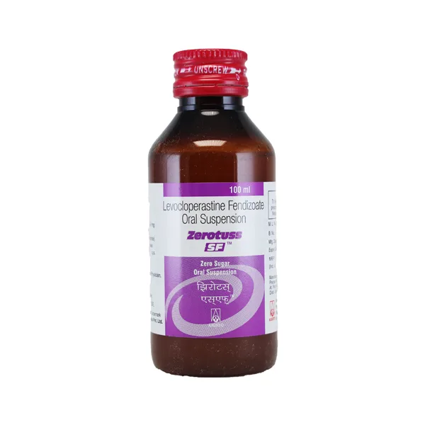 Zerotuss SF Oral Suspension, sugar-free cough syrup, Aristo Pharma cough syrup, dry cough relief, Dextromethorphan syrup, sugar-free medicine for cough, Zerotuss SF uses, Zerotuss SF price