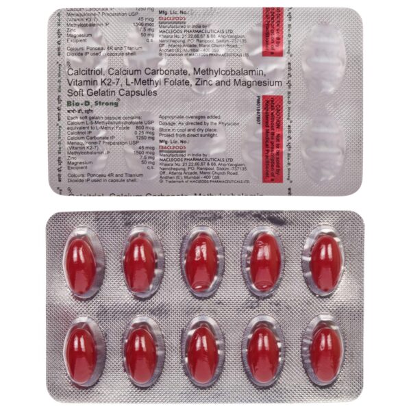 Bio-D3 Strong Soft Gelatin Capsule