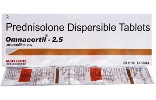 Omnacortil 2.5 Tablet DT