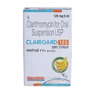 Clarigard 125mg Dry Syrup Banana