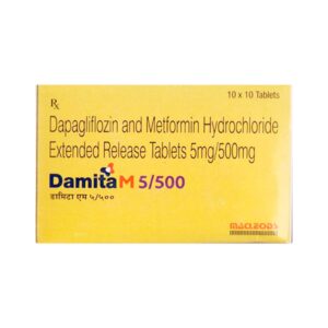 Damita M 5mg/500mg Tablet