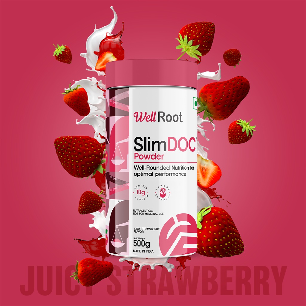 SLIMDOC POWDER-JUICY STRAWBERRY FLAVOR 2
