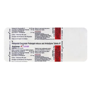 Amlovas-M 2.5/25 Tablet