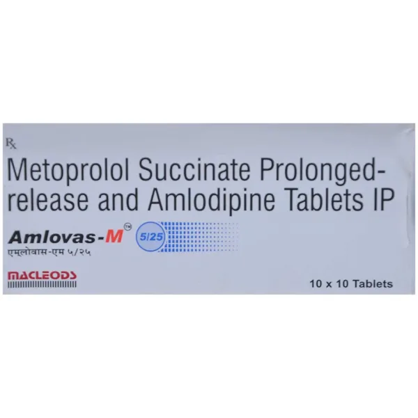 Amlovas-M 5/25 Tablet