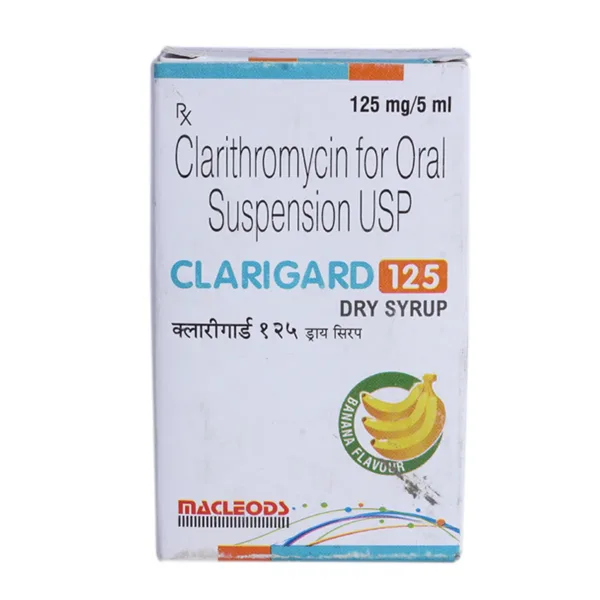 Clarigard 125mg Dry Syrup Banana