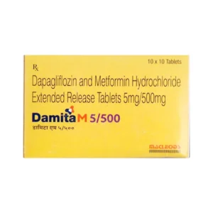 Damita M 5mg/500mg Tablet
