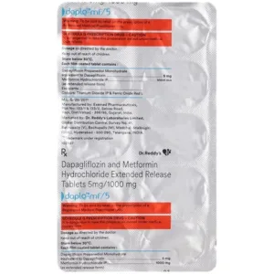 Daplo MF 5mg/1000mg Tablet