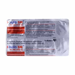 Daplo-SM 10mg/1000mg/100mg Tablet