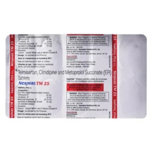 Nexovas TM 25 Tablet