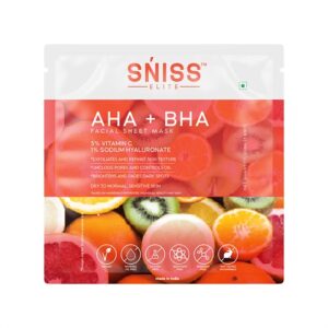 SNISS ELITE AHA + BHA FACE SHEET MASK