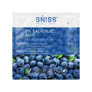 SNISS ELITE SALICYLIC ACID FACE SHEET MASK
