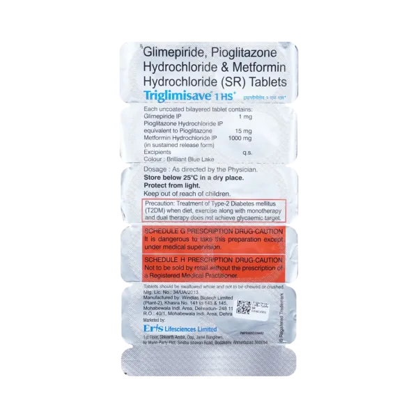Triglimisave 1 HS+ Tablet