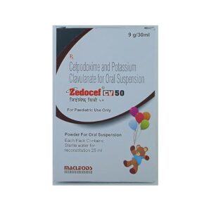 Zedocef CV 50 mg/31.25 mg Syrup