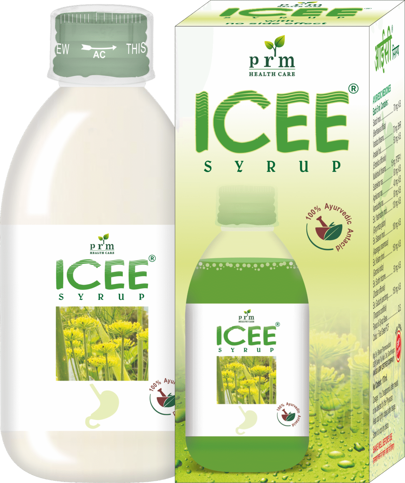 ICEE Ayurvedic Antacid Syrup Saunf Flavour – Natural Gas & Acidity ...