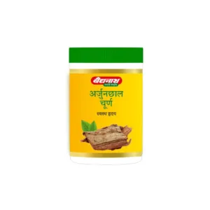 Baidyanath Arjunchall Churna, Arjun Chhal Powder, Arjunchall Churna benefits, Ayurvedic heart health supplement, Arjuna bark powder, cardiovascular support Ayurvedic medicine, heart tonic Ayurveda, blood circulation support herbal powder, Baidyanath Arjuna Churna, Ayurvedic cardiotonic powder