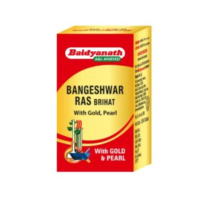 Baidyanath Bangeshwar Ras Brihat, Bangeshwar Ras Brihat benefits, Ayurvedic vitality tablet, stamina support Ayurvedic medicine, Swarna Bhasma supplement, strength and wellness tablet, Ayurvedic Rasayana formulation, reproductive wellness Ayurveda, Baidyanath Bangeshwar Ras uses, Ayurvedic rejuvenation supplement