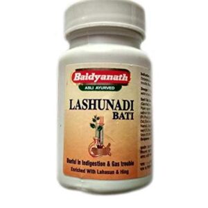 Baidyanath Lashunadi Bati Tablet, Lashunadi Bati benefits, Ayurvedic digestive tablet, appetite booster Ayurveda, garlic tablet Ayurvedic medicine, metabolism support tablet, digestive wellness supplement, gastrointestinal health Ayurveda, Baidyanath Lashunadi Bati uses, Ayurvedic digestion support formula