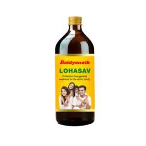 Baidyanath Lohasava, Lohasava benefits, Ayurvedic iron tonic, haemoglobin booster Ayurvedic medicine, blood health tonic, Ayurvedic medicine for weakness, iron deficiency Ayurvedic syrup, energy and stamina tonic, Baidyanath blood tonic, Lohasava uses