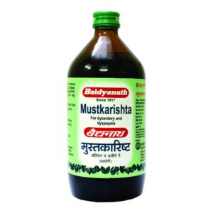 Baidyanath Mustakarishta, Mustakarishta benefits, Ayurvedic digestive tonic, appetite support syrup, gastrointestinal wellness tonic, Nagarmotha tonic Ayurveda, digestive balance supplement, Ayurvedic fermented tonic, Baidyanath Mustakarishta uses, digestive health Ayurvedic medicine