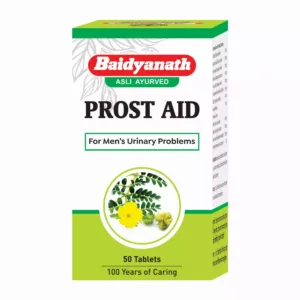 Baidyanath Prostaid Tablets, Prostaid Tablet benefits, Ayurvedic medicine for prostate health, prostate support tablets, urinary health supplement for men, frequent urination Ayurvedic medicine, bladder health tablets, prostate wellness supplement, men's urinary health, Baidyanath prostate care