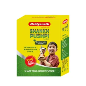 Baidyanath Shankhpushpi Sarbat, Shankhpushpi syrup benefits, Ayurvedic brain tonic, memory booster Ayurvedic syrup, concentration improvement tonic, brain health supplement Ayurveda, Shankhpushpi for students, cognitive wellness tonic, mental alertness Ayurvedic medicine, Baidyanath Shankhpushpi