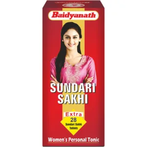 Baidyanath Sundari Sakhi Syrup, Sundari Sakhi Syrup benefits, Ayurvedic women's health tonic, female wellness syrup, reproductive health Ayurvedic supplement, Shatavari tonic for women, women's vitality syrup, Ayurvedic female wellness product, Baidyanath Sundari Sakhi uses, herbal tonic for women