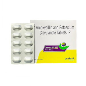 Cavmox-CV 625 Tablet, Cavmox CV 625 uses, Amoxicillin 500 mg Clavulanic Acid 125 mg, antibiotic tablet, bacterial infection treatment, respiratory infection medicine, UTI antibiotic tablet, sinus infection treatment, throat infection medicine, skin infection antibiotic, dental infection medicine, Amoxicillin Clavulanate tablet, prescription antibiotic medicine, broad spectrum antibiotic.