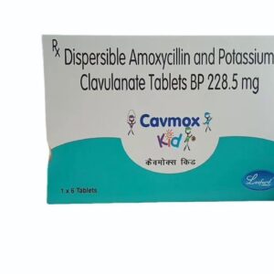 Cavmox-CV Kid Tablet, Cavmox CV Kid uses, pediatric antibiotic tablet, Amoxicillin Clavulanic Acid for children, bacterial infection medicine for kids, ear infection medicine for children, throat infection antibiotic, pediatric respiratory infection treatment, child antibiotic medicine, UTI treatment for children, skin infection antibiotic, pediatric prescription medicine, broad spectrum antibiotic for kids.