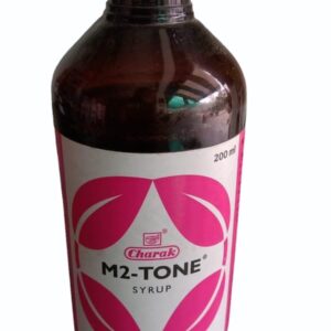 Charak M2-Tone Syrup, M2-Tone Syrup uses, uterine tonic syrup, menstrual health syrup, irregular periods treatment, Ayurvedic women's health tonic, hormonal balance syrup, menstrual cramps relief, reproductive health tonic, Charak M2-Tone benefits, Ayurvedic uterine tonic, PCOS support syrup