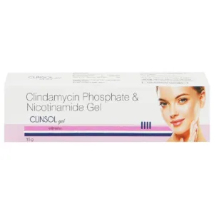 Clinsol Gel, Clinsol Gel uses, Clindamycin Phosphate Gel, acne treatment gel, pimple removal gel, acne vulgaris treatment, topical antibiotic gel, oily skin acne treatment, inflammatory acne gel, bacterial skin infection gel, acne control gel, prescription acne medicine, Clindamycin 1% gel, acne care product.