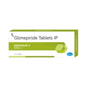Dailyglim 2mg Tablet, Dailyglim 2 Tablet uses, Glimepiride 2 mg Tablet, diabetes medicine, Type 2 diabetes treatment, blood sugar control tablet, antidiabetic medicine, Glimepiride tablet uses, diabetes management medicine, prescription diabetes tablet, sugar control medicine, Leeford Dailyglim 2mg, diabetic care tablet, blood glucose lowering medicine.