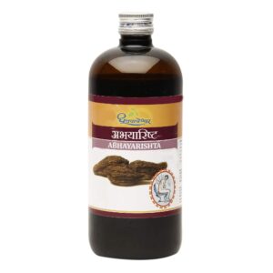 Dhootapapeshwar Abhayarishta, Abhayarishta benefits, Ayurvedic digestive tonic, bowel health Ayurvedic medicine, Haritaki syrup, gut wellness supplement, digestive support tonic, Ayurvedic fermented formulation, Dhootapapeshwar Abhayarishta uses, digestive health Ayurvedic syrup