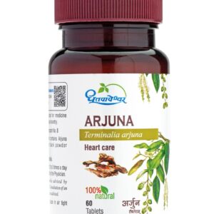 Dhootapapeshwar Arjuna Tablet, Arjuna Tablet benefits, Ayurvedic heart support tablet, cardiovascular wellness supplement, Arjuna bark tablet, heart health Ayurvedic medicine, circulation support tablet, Ayurvedic cardiac tonic, Dhootapapeshwar Arjuna uses, heart wellness supplement