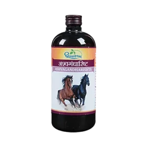 Dhootapapeshwar Ashvagandharishta, Ashvagandharishta benefits, Ayurvedic stamina tonic, Ashwagandha syrup, vitality support Ayurvedic medicine, stress support tonic, nervous system health supplement, Ayurvedic fermented formulation, Dhootapapeshwar Ashvagandharishta uses, strength and energy tonic