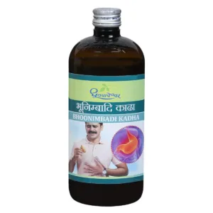 Dhootapapeshwar Bhoonimbadi Kadha, Bhoonimbadi Kadha benefits, Ayurvedic liver tonic, Kalmegh liver support, digestive wellness Ayurvedic medicine, detox support herbal decoction, metabolic balance supplement, Neem Guduchi formulation, Dhootapapeshwar Bhoonimbadi Kadha uses, Ayurvedic liver health supplement
