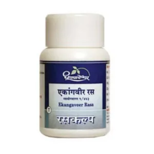Dhootapapeshwar Ekangaveer Rasa Tablet, Ekangaveer Rasa benefits, Ayurvedic nervous system tablet, neuromuscular wellness supplement, Vata balance medicine, mobility support Ayurvedic formulation, strength support tablet, Ayurvedic wellness medicine, Dhootapapeshwar Ekangaveer Rasa uses, classical Ayurvedic tablet